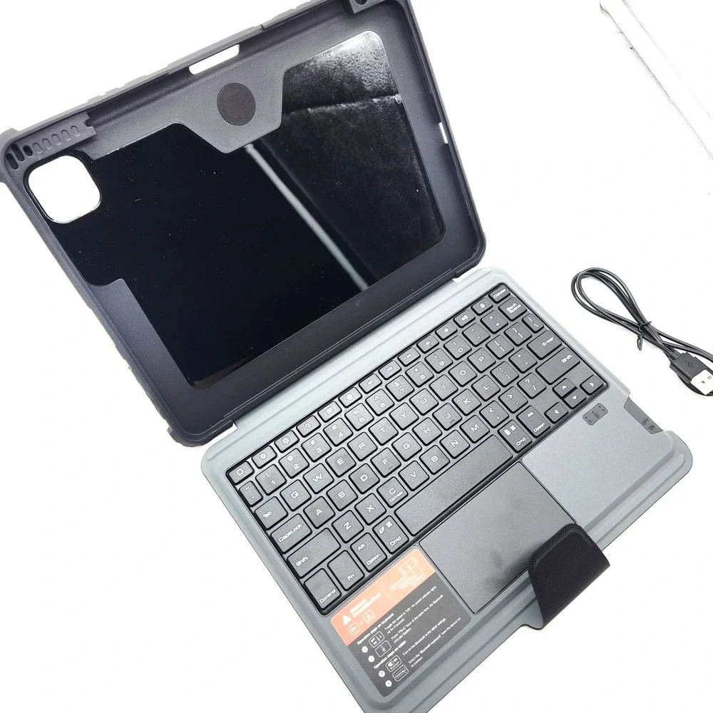 Keyboard Case for iPad Pro 11 iPad Air 4th 5th Gen Nillkin Trackpad‎ Cover Black